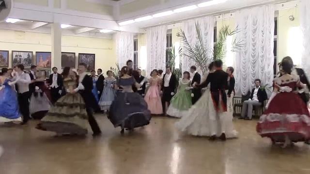 29 Вальсовый котильон в две линии смотреть онлайн