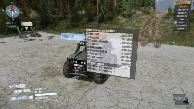 Мад раннер - Обзор Мода ГАЗ ТИГР - MudRunner mods смотреть онлайн