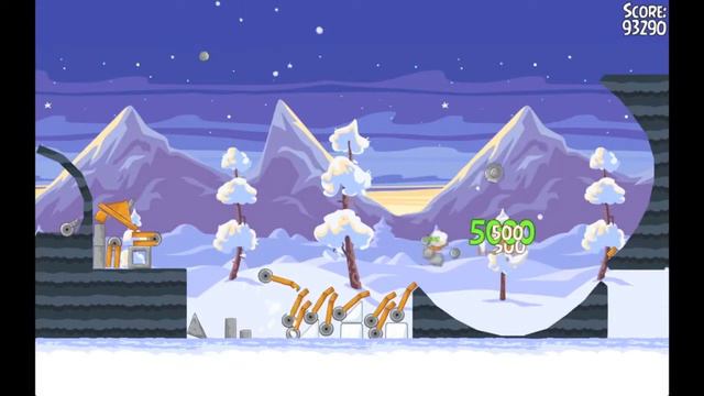 Angry birds seasons wreck the halls golden egg 1 three stars смотреть онлайн