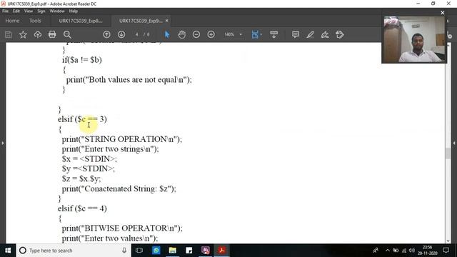 FUNDEMENTAL OPERATIONS OF PERL смотреть онлайн