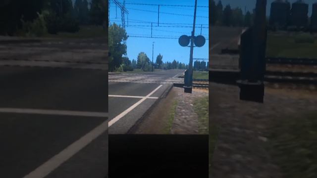 Railroad Crossing In Lithuania In Euro Truck Simulator 2