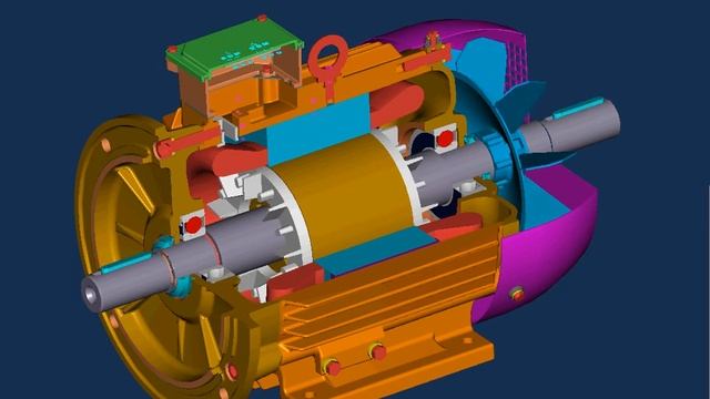 Устройство асинхронного общепромышленного двигателя смотреть онлайн