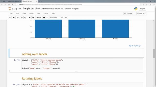 Bar charts in Plotly смотреть онлайн