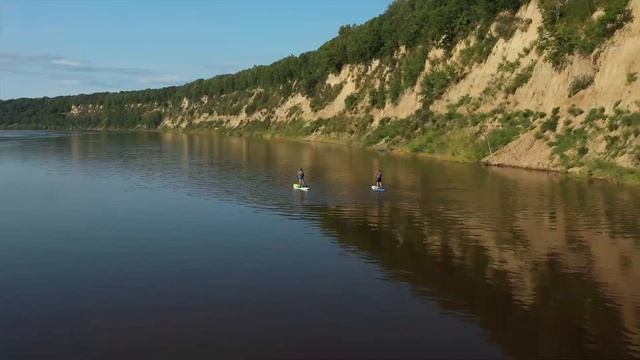 Прогулка на сапах по Амуру от Елабуги до Сарапульского смотреть онлайн