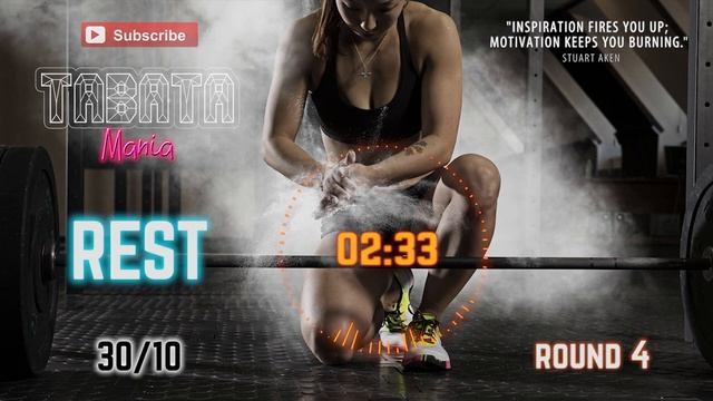 TABATA 30/10 - Workout Music W/ TIMER - Save Me By TABATAMANIA