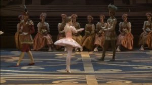 Нина Капцова в балете «СПЯЩАЯ КРАСАВИЦА».  Розовое адажио с 4-мя кавалерами.