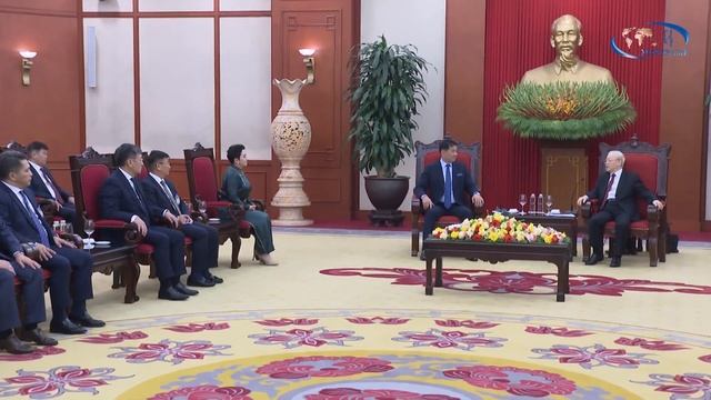 Монгол Улсын Ерөнхийлөгч Вьетнамын Коммунист Намын Ерөнхий нарийн бичгийн даргатай уулзлаа