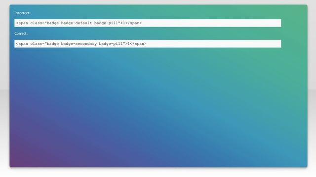 Bootstrap 4 badge not working - just not showing up смотреть онлайн