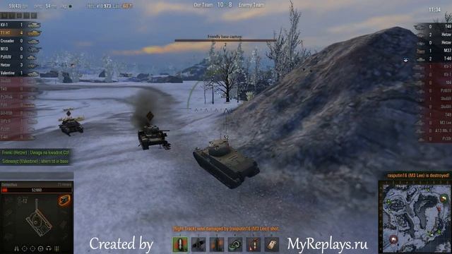 WOT: Arctic Region - T1 heavy - 7 frags - Top Gun смотреть онлайн