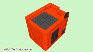 Кладка печи из кирпича своими руками. Маленькая печь из кирпича. Порядовка печи, (анимация)