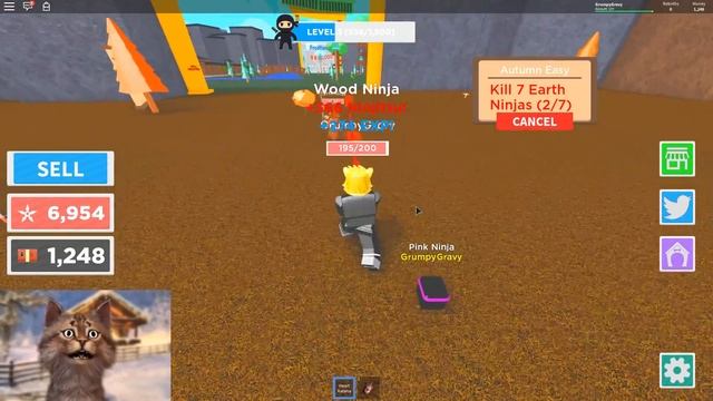 Becoming the Strongest Ninja in Roblox Ninja Masters смотреть онлайн