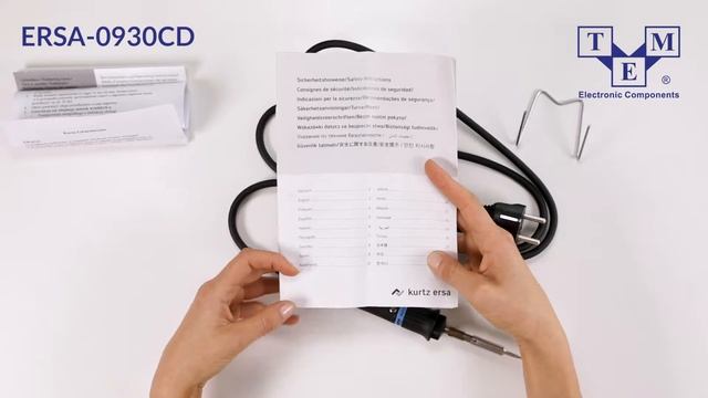 ERSA 0930CD soldering iron UNBOXING смотреть онлайн