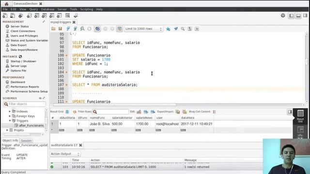 Videoaula 7t - Trigger - MySQL смотреть онлайн