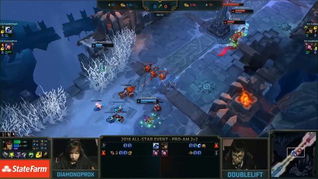 Diamondprox vs. Doublelift | Rookie vs. Licorice | 2018 All-Star Event | 2v2 Tournament смотреть онлайн