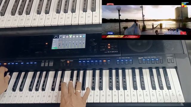 Hum Kahan Ke sachay thay Drama OST (Yamaha SX900 piano cover) смотреть онлайн