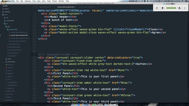 carousel slider in Angular 4 via Materilize смотреть онлайн
