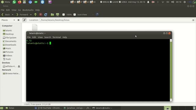 Creando una grafica de la velocidad de nuestra red wifi con python3 y speed-test смотреть онлайн