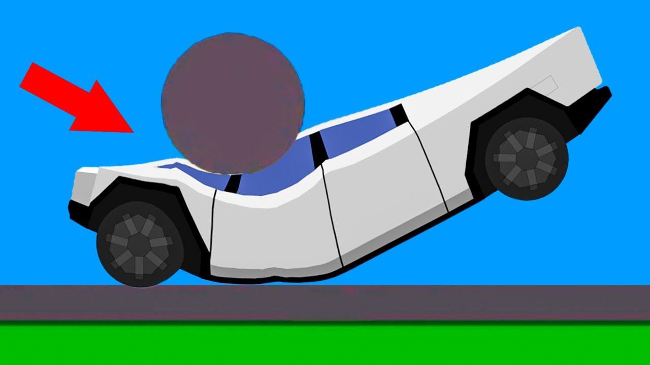 САМАЯ КРЕПКАЯ ТАЧКА В МИРЕ! ТЕСЛА КИБЕРТРАК САМЫЙ БЕЗУМНЫЙ КРАШ ТЕСТ! СИМУЛЯТОР РАЗРУШЕНИЯ МАШИН смотреть онлайн