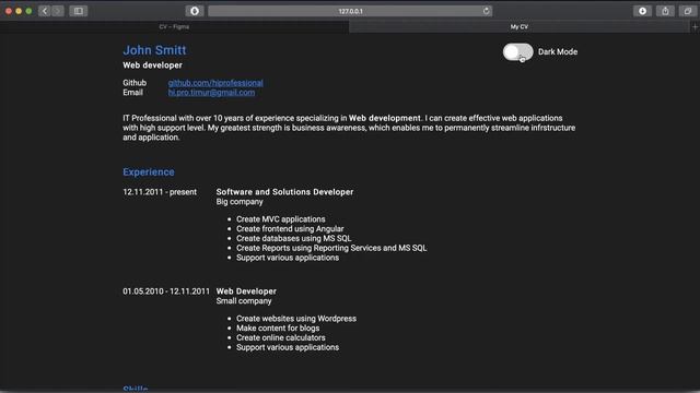 Как сделать темную тему с использованием переменных в css и немного javascript. Dark mode смотреть онлайн