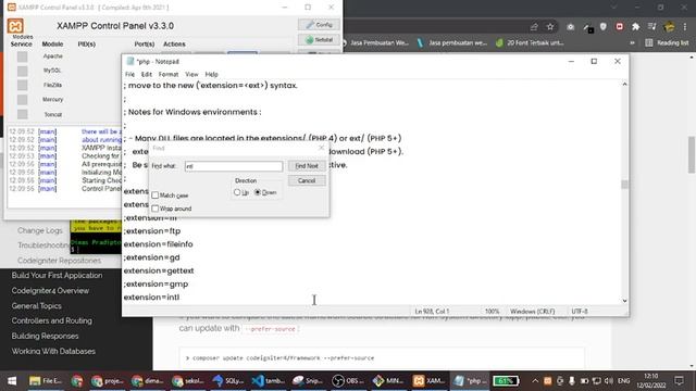 solusi mengatais error saat instal codeigniter 4 dengan composer смотреть онлайн