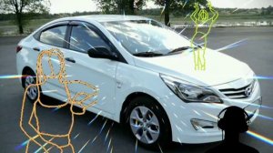 Mitchel  Баюн  Богдан - Белый Хендай Солярис 2021