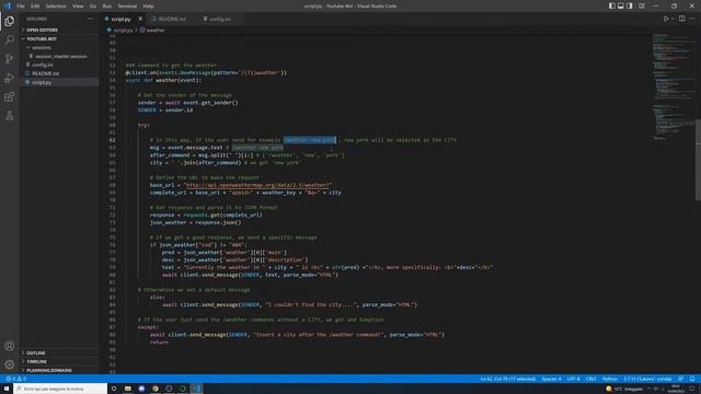 Creating a Telegram bot in python with Telethon library (Quiz-bot) смотреть онлайн