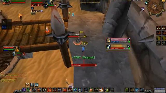 WoW 2v2 Arena Warrior Shaman Vs. Warrior Paladin