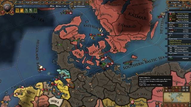 The jewel of Denmark - Europa Universalis 4 - Lions of the North: Germania смотреть онлайн