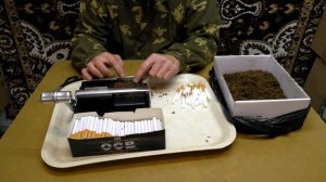 Увлажнение табака,изготовление и хранение "сигарет"