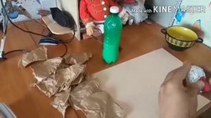 Мастер класс "Лепим голову куклы из папье-маше c подручными материалами"