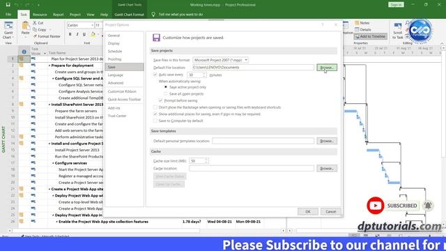Essential Setting Options In Microsoft Project 2016 || MS Project Tutorials смотреть онлайн