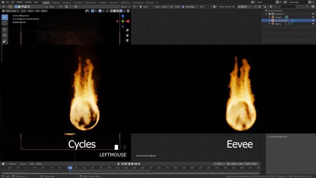 Blender Tutorial - Seamless Looping Fire Simulation смотреть онлайн