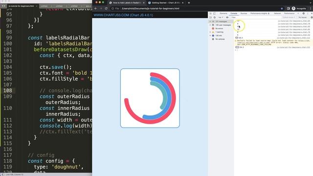 How to Add Labels in Radial Bar Chart in Chart JS 4 смотреть онлайн
