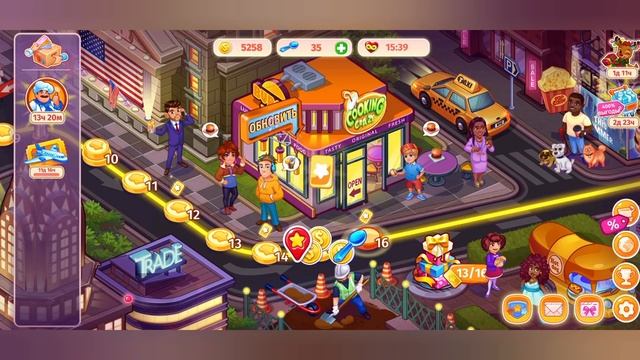 Эволюция шеф-повара ресторана в игре Cooking Craze: Restaurant Game #4