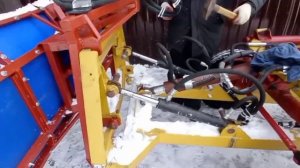 Меняем старый стартер на редукторный, Трактор Т -16