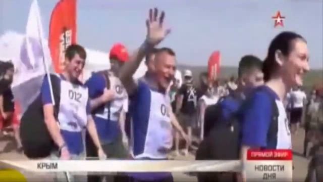 В Крыму на полигоне Ангарский началась первая крымская «Гонка героев» смотреть онлайн
