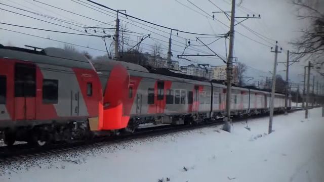 ЭС2Г-017/034 "Ласточка" сообщением "Москва-Тверь" (Экспресс). смотреть онлайн