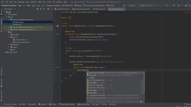 Crear un Dialogo Personalizado Android Studio y JAVA (Alert Dialog Customizado Android Studio), смотреть онлайн