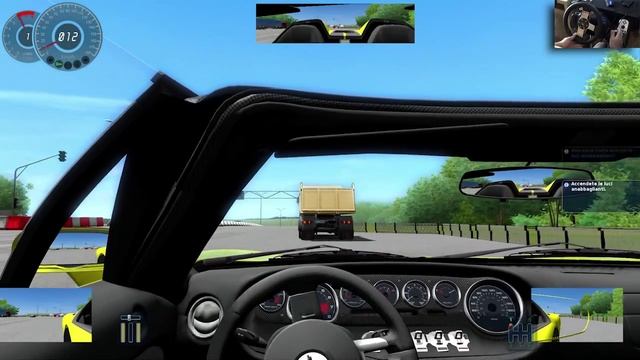 City Car Driving + Logitech G27 #017 - Proviamo la Ford GTX 1 - Live смотреть онлайн