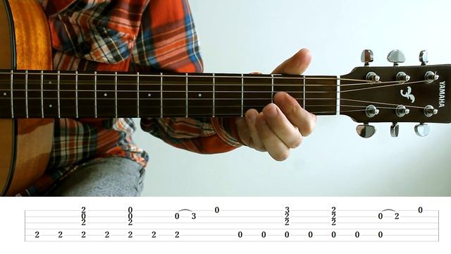 Midnight Blues [The Easiest Blues On Acoustic Guitar] Lesson W/ Tabs!