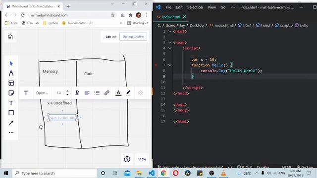 Variable Hoisting in JavaScript in 2 min смотреть онлайн