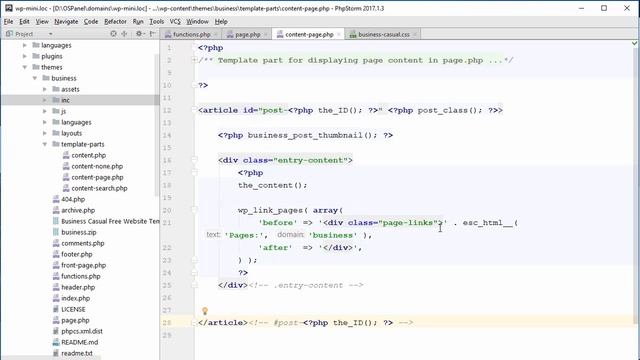 Урок 5. WordPress. Основы создания тем. Страница About смотреть онлайн