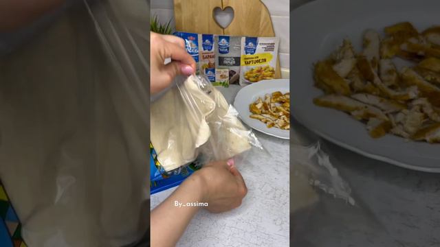 ВКУСНАЯ И ПОЛЕЗНАЯ ШАУРМА 🔥 #cooking #food #recipe смотреть онлайн