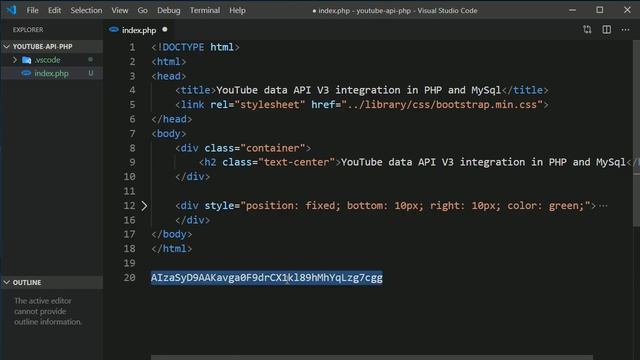 YouTube data API V3 integration in PHP and MySql part1 смотреть онлайн