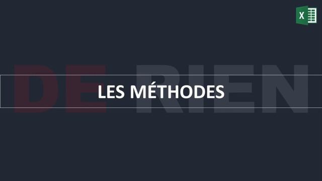 Débuter avec Excel VBA | Tutoriel Excel - DE RIEN смотреть онлайн