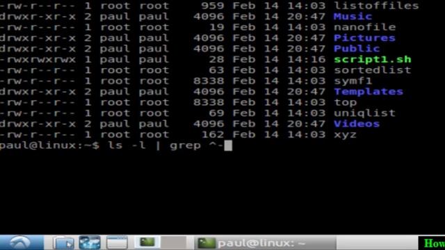 How to list only files in Linux смотреть онлайн