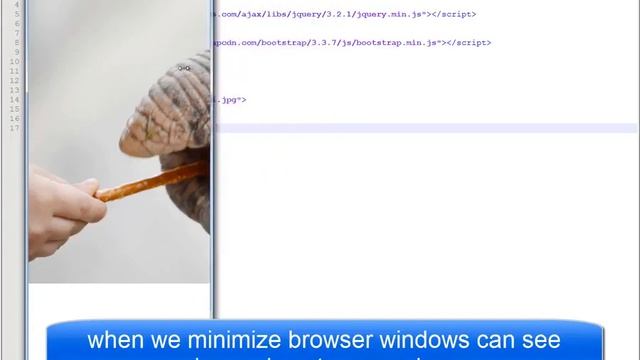 BOOTSTRAP How to make responsive image смотреть онлайн