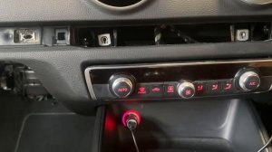 How to take climate control panel out on Audi A3 8v