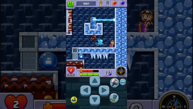 Diamond Quest 2: The Lost Temple. Tibet. Stage 5. Full Walkthrough + Secret Exit.