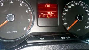 Сброс сервисного пробега поло седан 2012г.